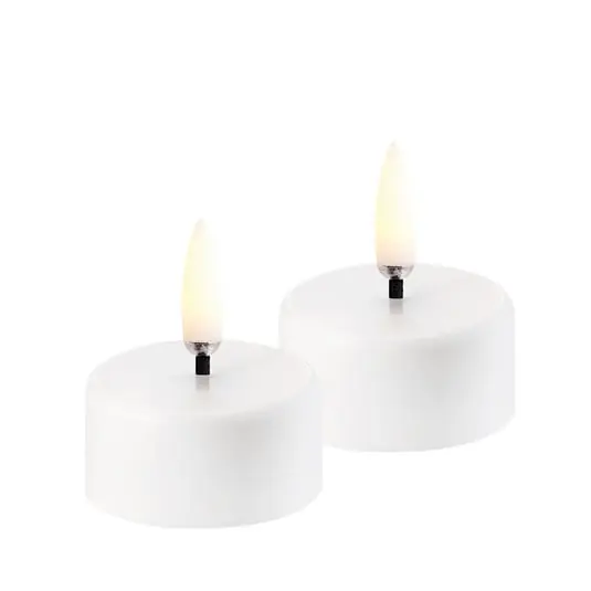 Vela LED recargable, paquete de 2, 3,9 cm, blanco - Uyuni Lighting Mejor Precio