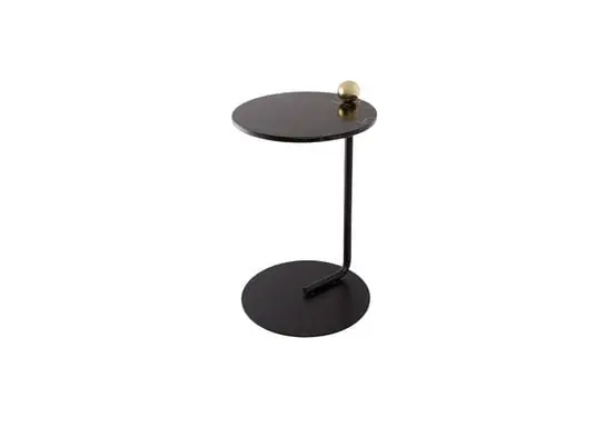 Original Mesa auxiliar Castellum Ø 40 cm mármol negro - AYTM