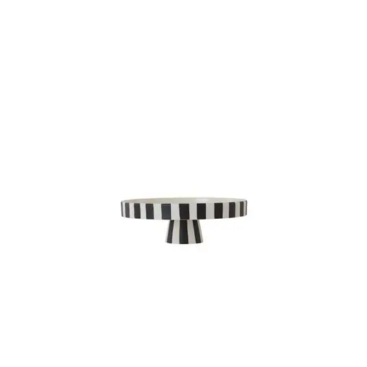Toppu Plato Large White/Black - OYOY Living Design Precio De Oferta