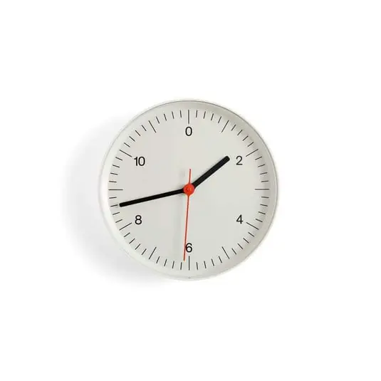Wall Clock White - Hay Ordenar Ahora Mismo