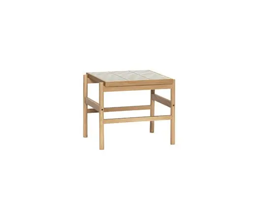 Tile Mesa Auxiliares Menta/Natur - Hübsch Súper Precio