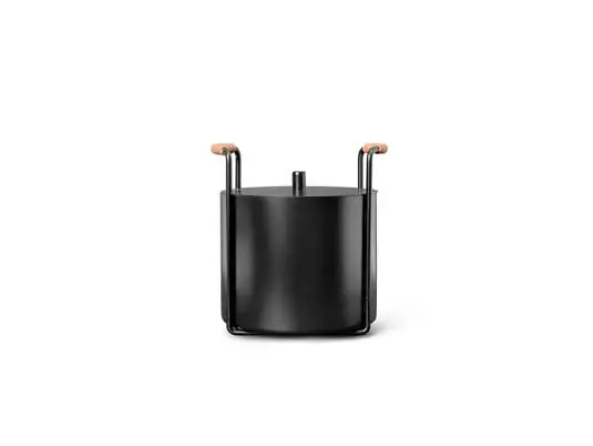 Port Kindling & Ash Bucket Negro - Ferm Living Original