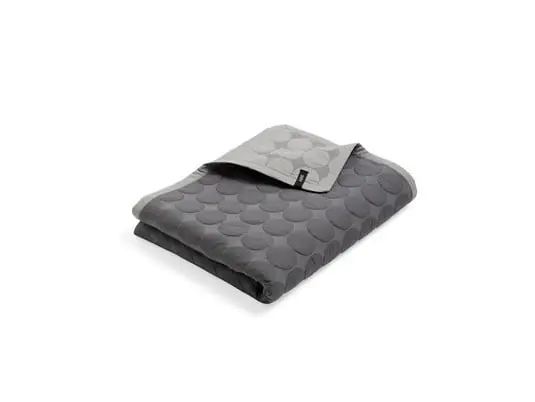 Mega Dot (Organic) Colcha 235x245 Oscuro Grey - Hay Original