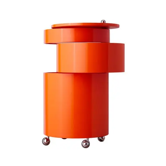 Original Barboy High Gloss Mesa Auxiliares Naranja - Verpan