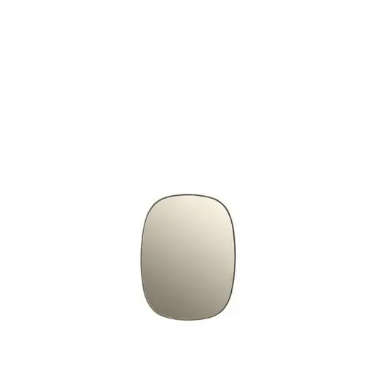 Framed Espejo Small Taupe/Taupe Glass - Muuto Disponible Ahora