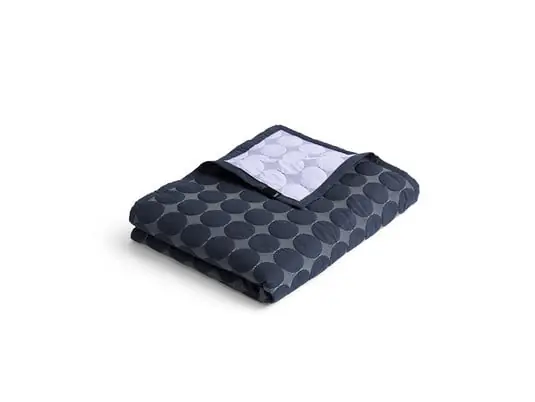 Solo Hoy Mega Dot (Organic) Colcha 235x245 Midnight Blue - Hay