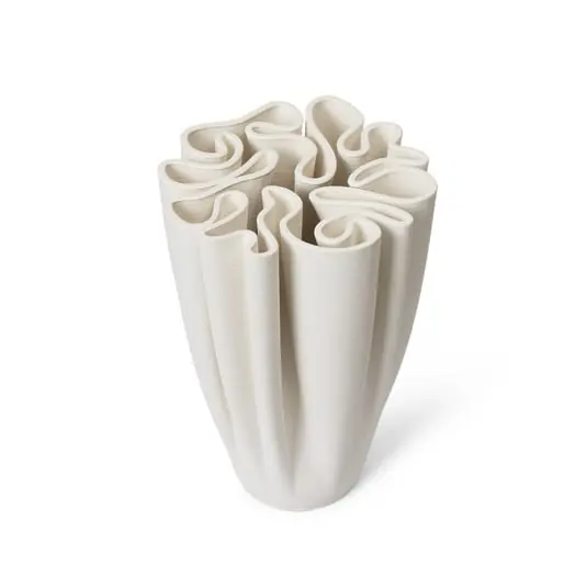 Alta Calidad Jarrón Dedali H25 blanco roto - ferm LIVING