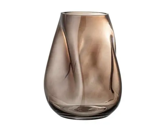Edición Limitada Ingolf Vase Brown Glass  - Bloomingville