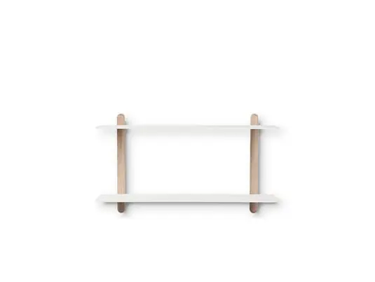 Nivo Estante Large F Claro Roble/Blanco - GEJST Marca Reconocida