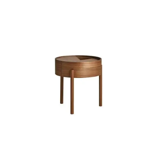 Descuento Arc Mesa Auxiliares Walnut - Woud