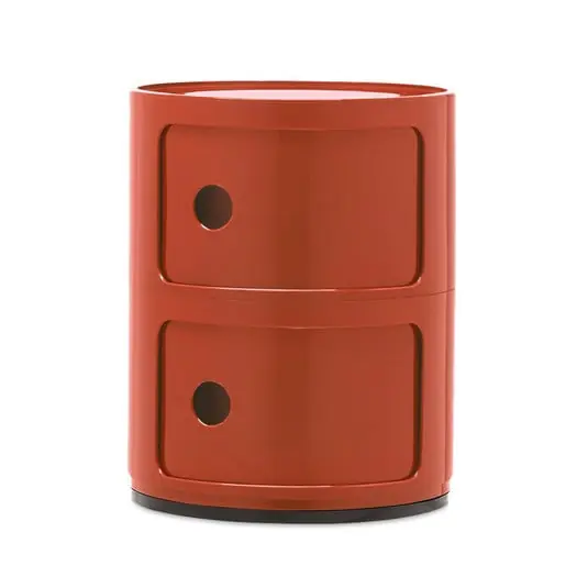 Moderno Componibili 2 Mesa Auxiliares Naranja - Kartell
