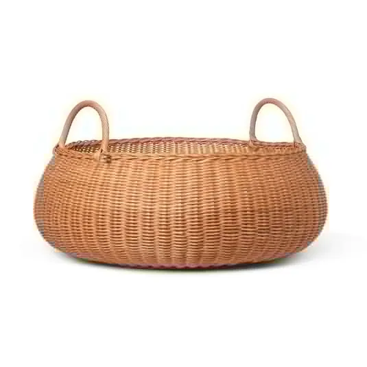 Braided Caja organizadora Low Natural - Ferm Living Imprescindible (Must-Have)