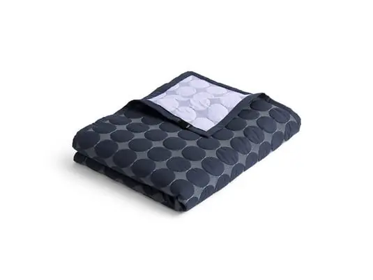 Exclusivo Mega Dot (Organic) Colcha 260x260 Midnight Blue - Hay