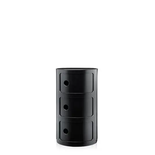 Componibili 3 Mesa Auxiliares Black - Kartell Garantía Incluida