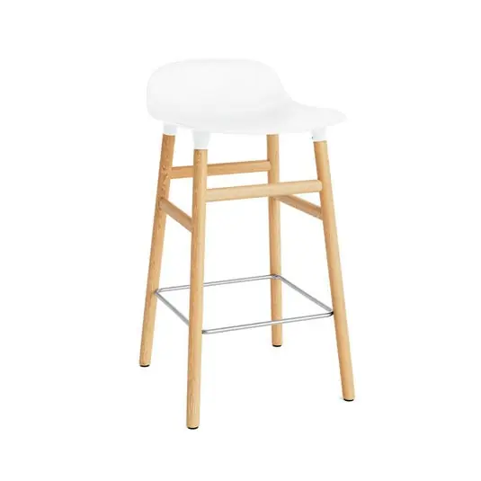 Forma Taburete de bar H65 Oak/White - Normann Copenhagen Oferta Flash