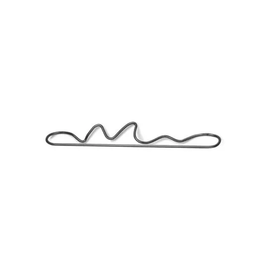 Disponible Ahora Curvature Towel Hanger Black Brass - Ferm Living
