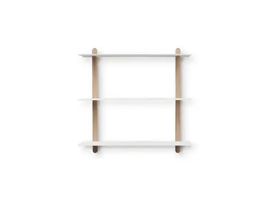 Profesional Nivo Estante Large A Claro Roble/Blanco - GEJST