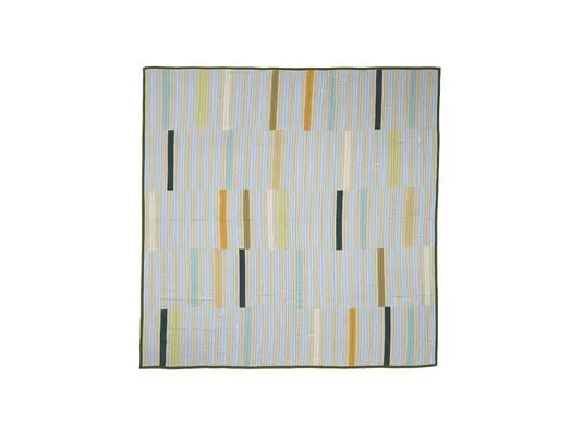 Oferta De Temporada Colcha Twist Block 260 x 260 cm verde/multicolor - Hübsch