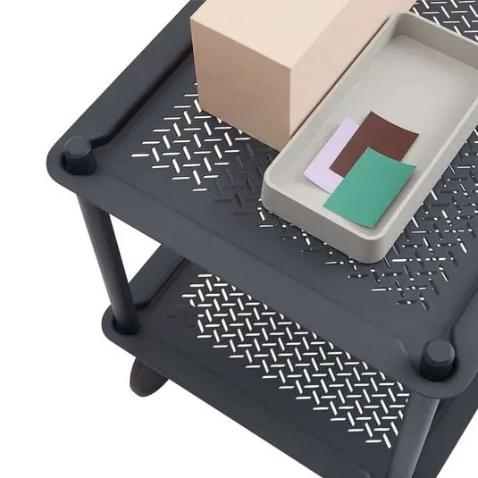 Flow Carrito 2-Layer Blue-Grey - Muuto Profesional