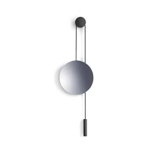 Rise & Shine Espejo Natural Oak/Steel - New Works Entrega Rápida