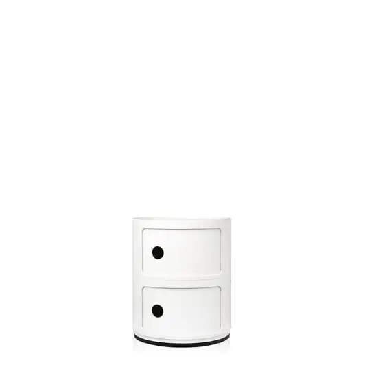 Precio De Fábrica Componibili 2 Mesa Auxiliares White - Kartell