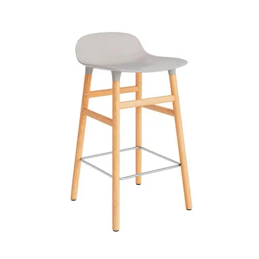 Forma Taburete de bar H65 Oak/Warm Grey - Normann Copenhagen Auténtico