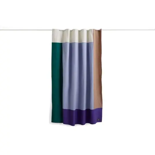 Hecho A Mano Pivot Shower Curtain Blue - HAY