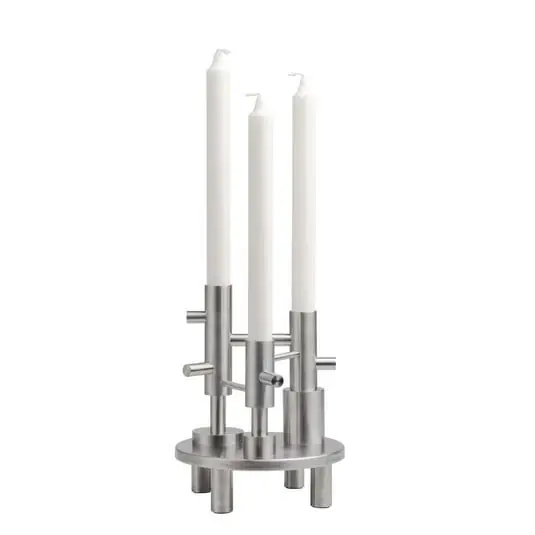 Candleholder Large Stainless Steel - Fritz Hansen Artesanal