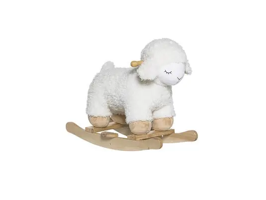 Alta Calidad Laasrith Rocking Toy Sheep White - Bloomingville
