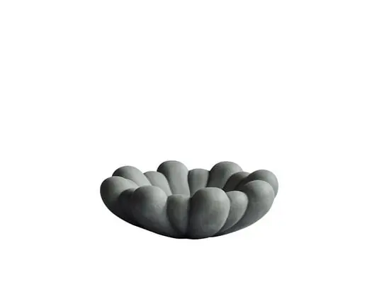 Bloom Bandeja/Plato Medio Oscuro Gris - 101 Copenhagen Envío Gratis