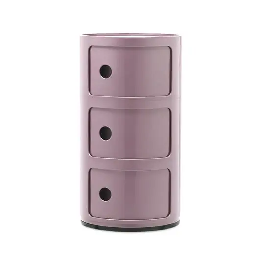 Componibili 3 Mesa Auxiliares Mauve - Kartell Hecho A Mano
