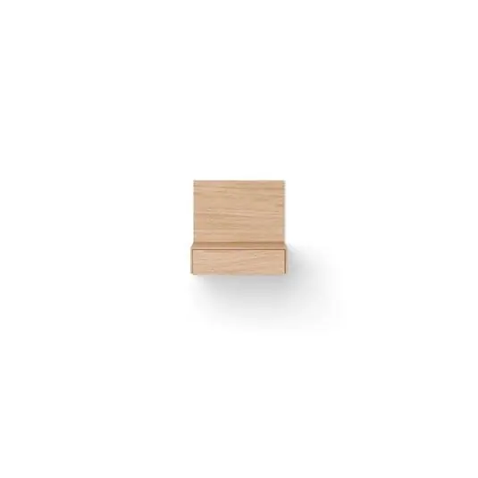 Tana Wall Mounted Nightstand Oak - New Works Ordena Ya