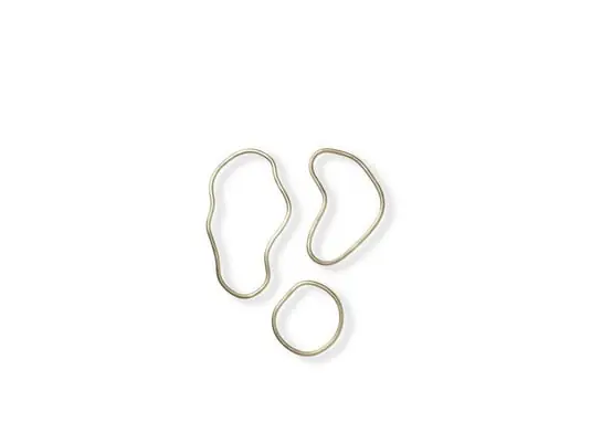 Precio De Oferta Pond Trivets Set of 3 Brass - Ferm Living