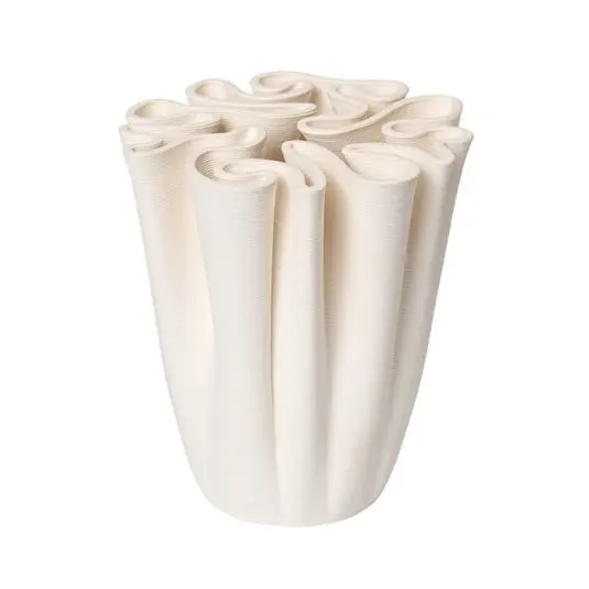 Dedali Jarrón H18 Off-White - Ferm Living Nueva Colección