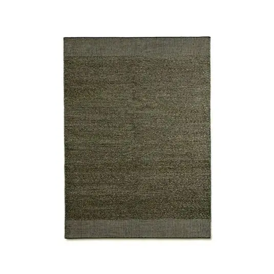 Rombo Alfombra 90x140 White/Moss Green - Woud Original