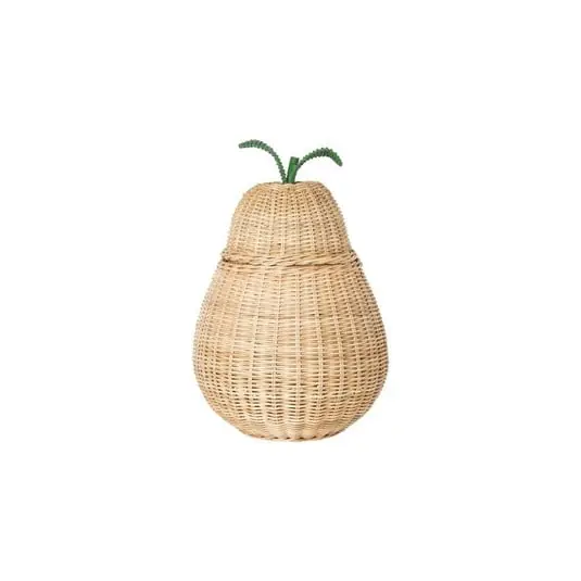 Económico Pear Braided Storage Large Natural - Ferm Living