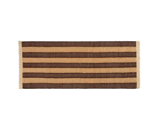De Moda Ives Runner 80x200 Tan/Chocolate - Ferm Living