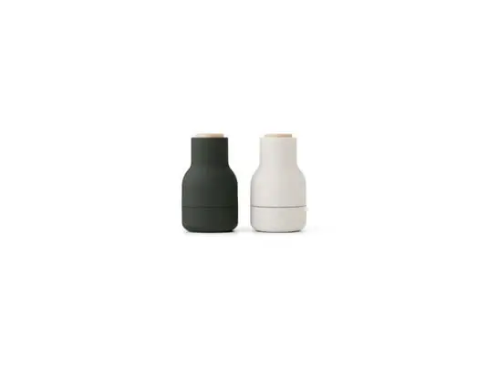 Molino de especias Bottle pequeño, fresno, paquete de 2 unidades - Audo De Moda