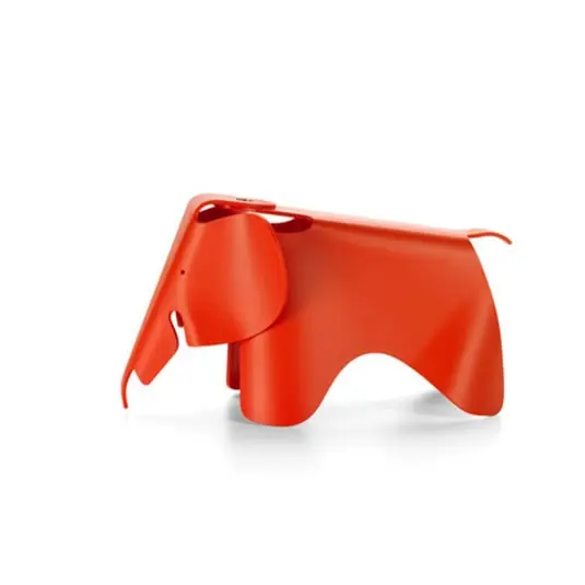 Eames Elephant Small Poppy Red - Vitra Imprescindible (Must-Have)