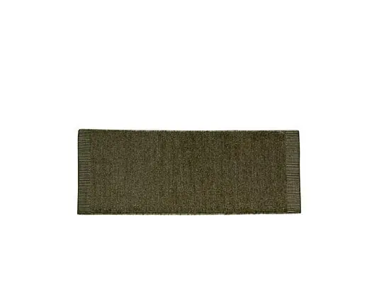 Premium Rombo Alfombra 75x200 White/Moss Green - Woud