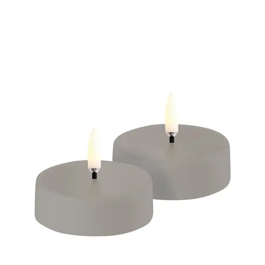 Venta Final Vela LED recargable, paquete de 2, 6 cm, beige - Uyuni Lighting