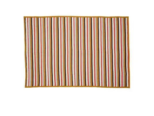Certificado Pavilion Plaid Striped Ochre/Multi - Hübsch