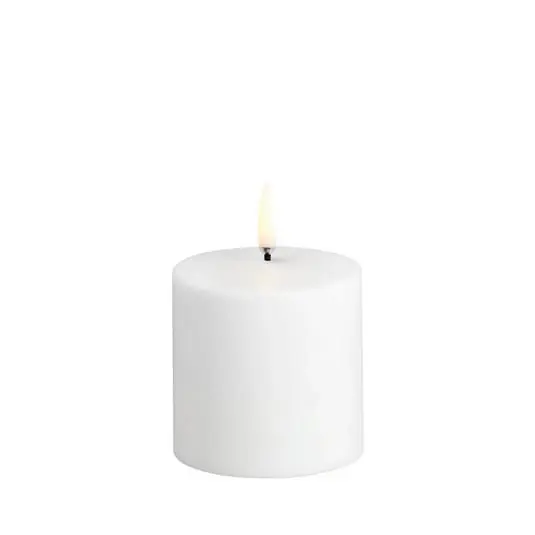 Bestseller Vela recargable LED 6,8 x 6,8 cm blanca - Uyuni Lighting