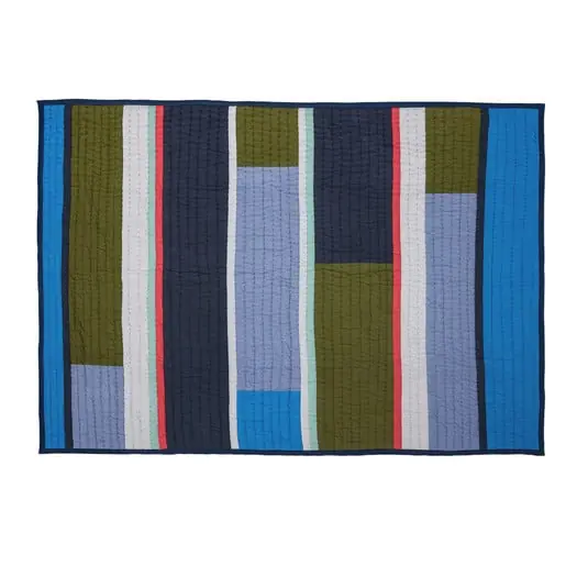 Techo para pabellón, azul/multicolor, 140 x 200 cm - HÜBSCH Alta Calidad