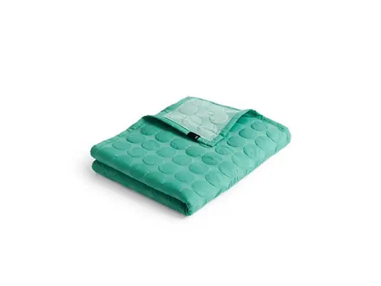 Mega Dot (Organic) Colcha 195x245 Sea Green - Hay Venta Final