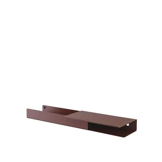 Imprescindible (Must-Have) Folded Shelves Platform 62x5,4 Deep Red - Muuto