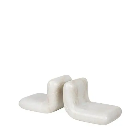 Envío Gratis Stone Bookends 2 pcs. Escultura White - Tom Dixon