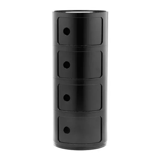 Componibili 4 Mesa Auxiliares Black - Kartell Exclusivo