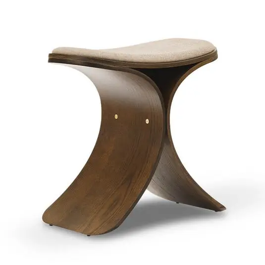 Luno Taburete Oscuro Roble/Oscuro Beige - GEJST Oferta Especial