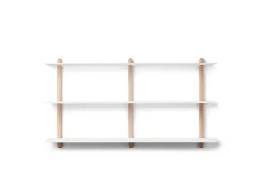 Nivo Estante Large D Claro Roble/Blanco - GEJST Marca Reconocida